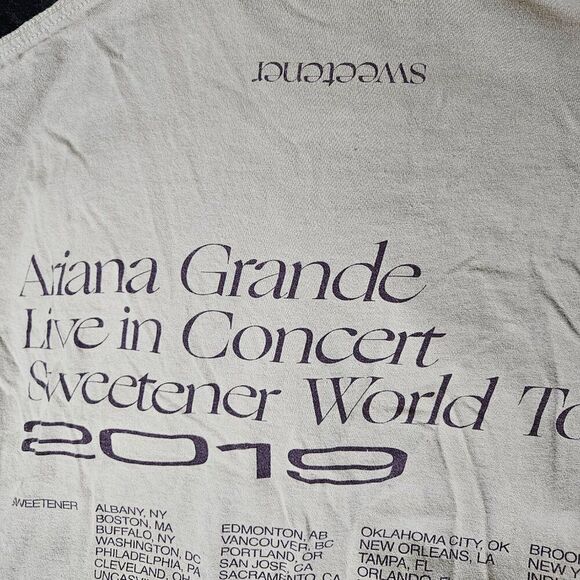 Ariana Grande Sweetener World Tour Concert T-shirt Unisex XL 2019 - Picture 6 of 7